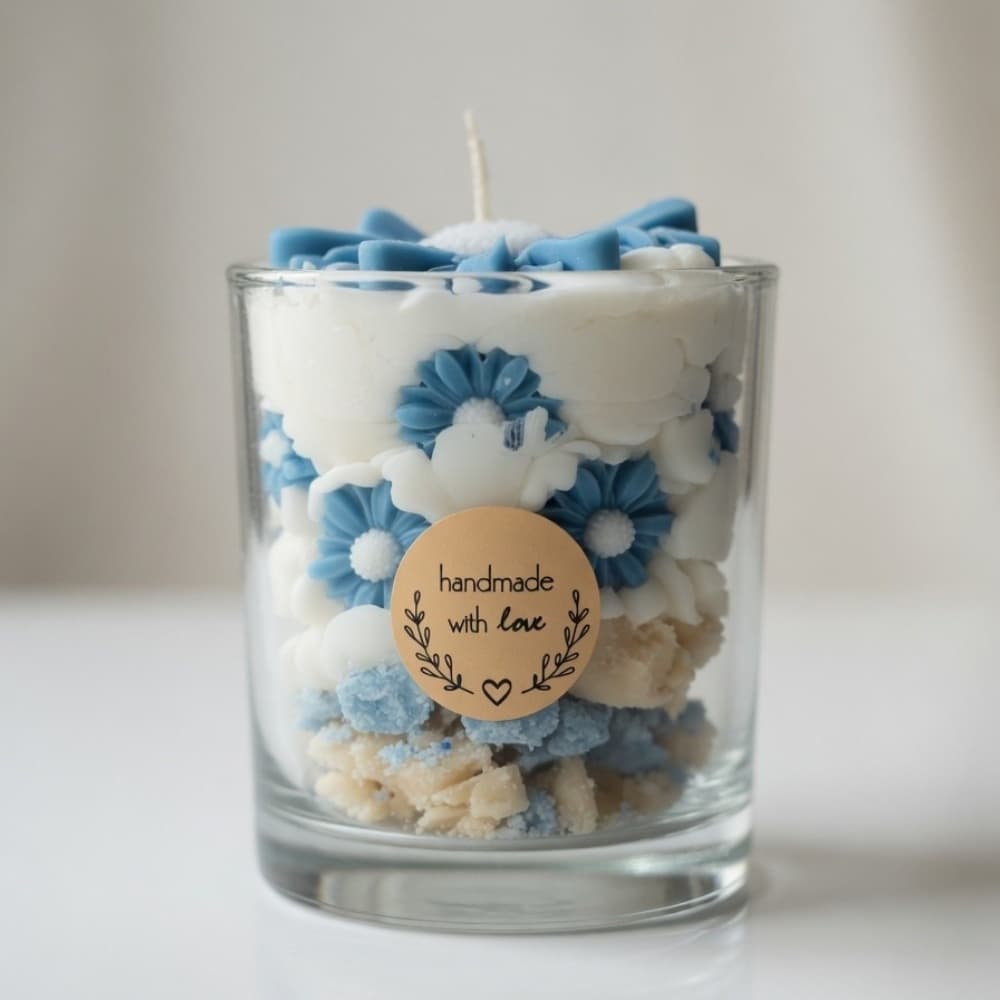 Žvakė „Gėlių indelis“